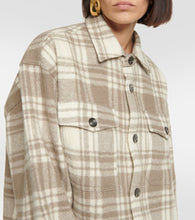 Ami Paris Checked wool overshirt