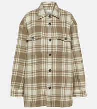 Ami Paris Checked wool overshirt