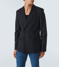 Ami Paris Double-breasted virgin wool blazer