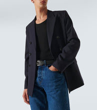 Ami Paris Double-breasted virgin wool blazer