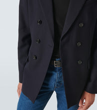 Ami Paris Double-breasted virgin wool blazer