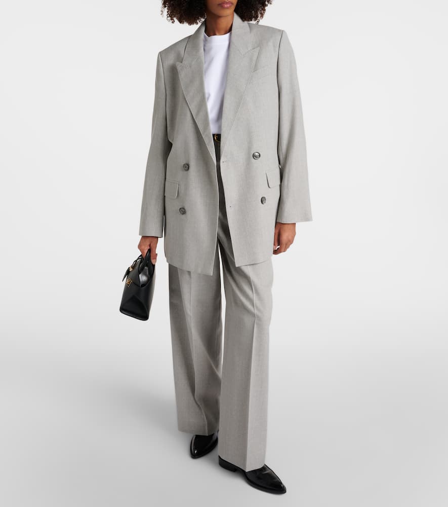 Ami Paris Double-breasted wool blazer
