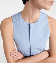 Ami Paris Godet cotton poplin shirt dress
