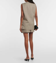 Ami Paris Houndstooth virgin wool vest