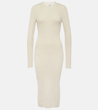 Ami Paris Knitted cotton and wool midi dress. Ami Paris 针织棉羊毛中长连衣裙