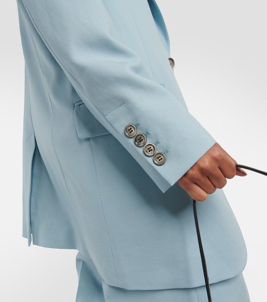 Ami Paris Single-breasted virgin wool blazer