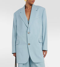 Ami Paris Single-breasted virgin wool blazer