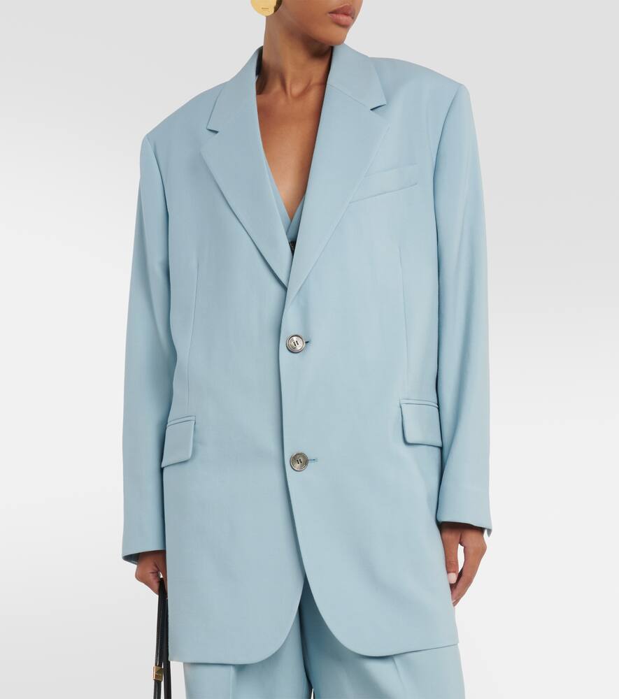 Ami Paris Single-breasted virgin wool blazer