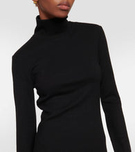 Ami Paris Turtleneck jersey sweater dress