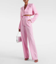 Amina Muaddi 70 embellished satin sandals