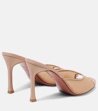 Amina Muaddi Alexa 95 mesh mules