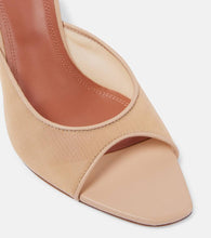 Amina Muaddi Alexa 95 mesh mules