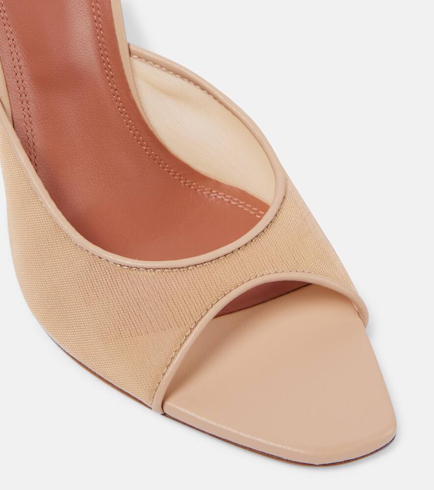 Amina Muaddi Alexa 95 mesh mules