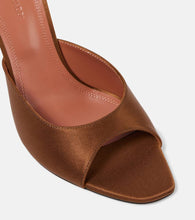 Amina Muaddi Alexa 95 satin mules