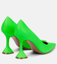 Amina Muaddi Ami leather pumps
