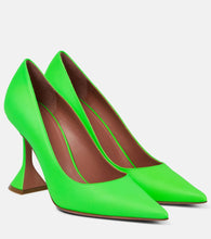 Amina Muaddi Ami leather pumps - Amina Muaddi Ami 皮革高跟鞋