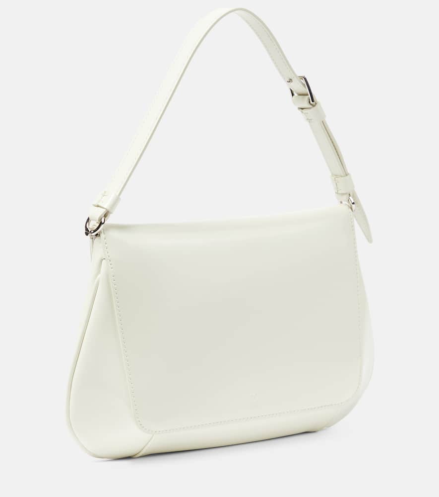 Amina Muaddi Ami leather shoulder bag