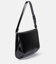 Amina Muaddi Ami leather shoulder bag