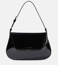 Amina Muaddi Ami leather shoulder bag