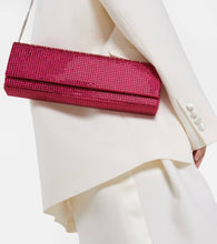 Amina Muaddi Amini Paloma embellished clutch