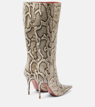 Amina Muaddi Barbara 105 leather knee-high boots