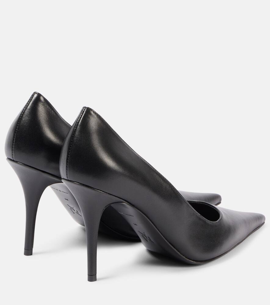 Amina Muaddi Barbara 90 leather pumps