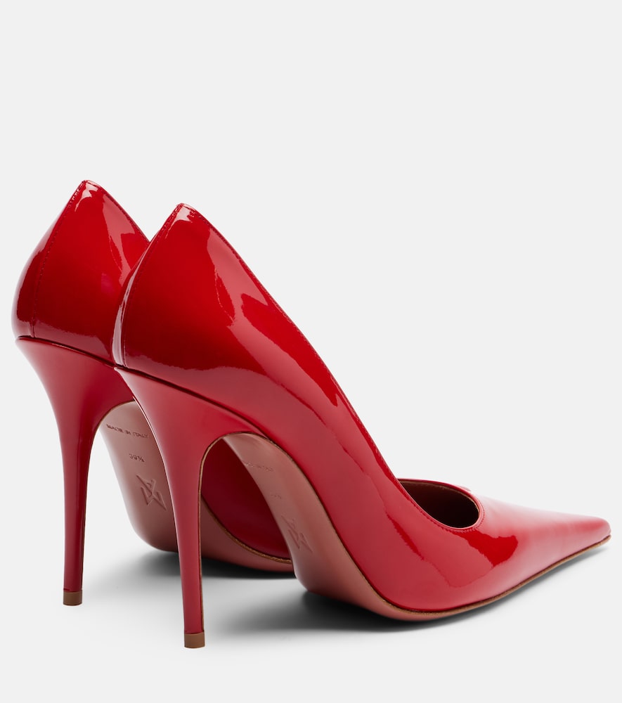 Amina Muaddi Barbara patent leather pumps