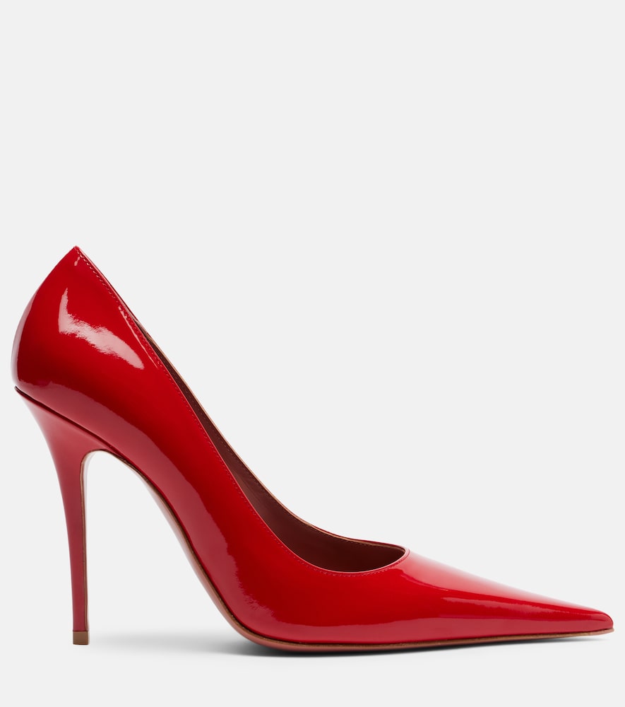 Amina Muaddi Barbara patent leather pumps