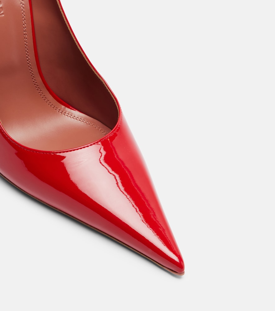 Amina Muaddi Barbara patent leather pumps