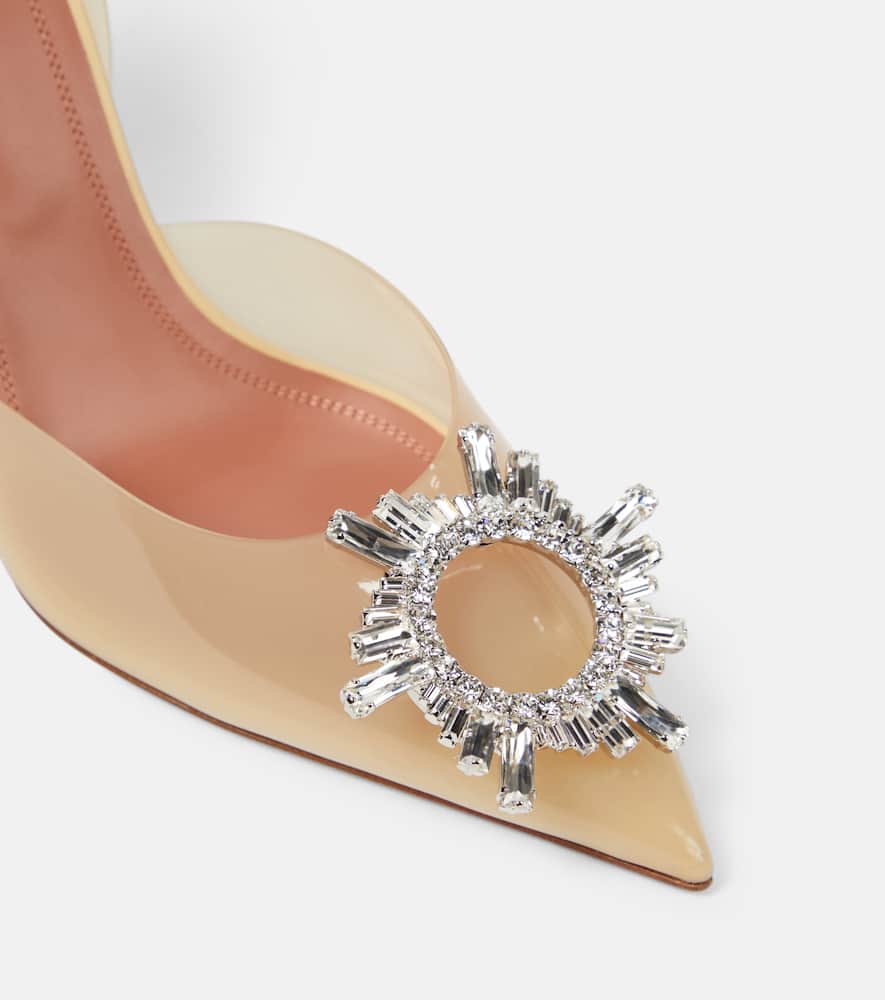 Amina Muaddi Begum 95 PVC slingback pumps