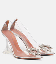 Amina Muaddi Begum embellished PVC pumps - 阿米娜·穆阿迪·贝古姆装饰PVC泵
