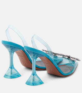 Amina Muaddi Begum embellished PVC sandals