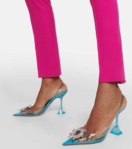 Amina Muaddi Begum embellished PVC sandals