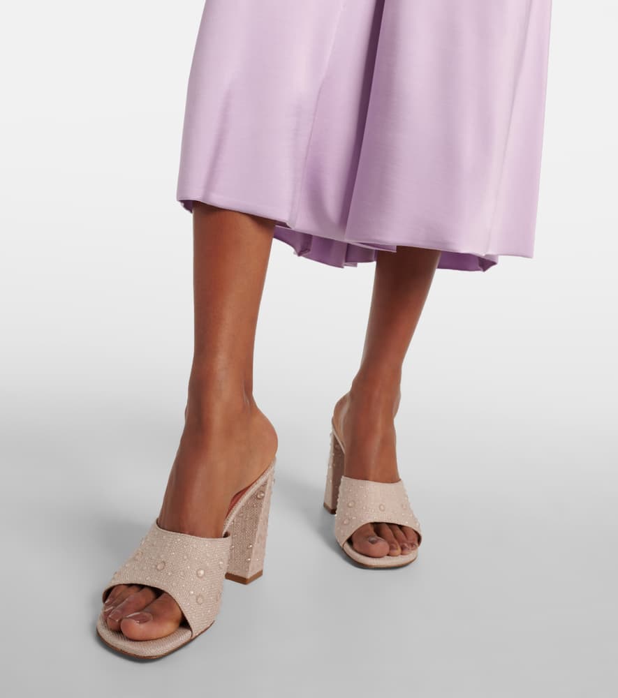 Amina Muaddi Brigitte Slipper 95 mules