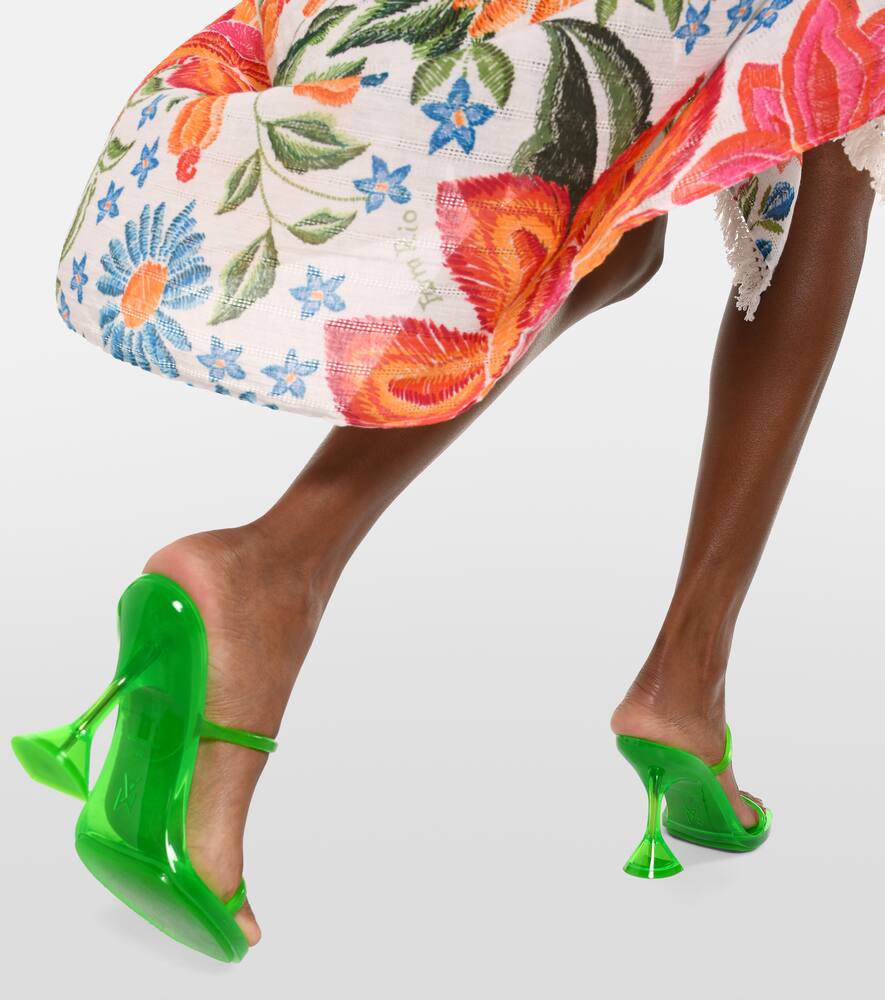 Amina Muaddi Brito PVC mules