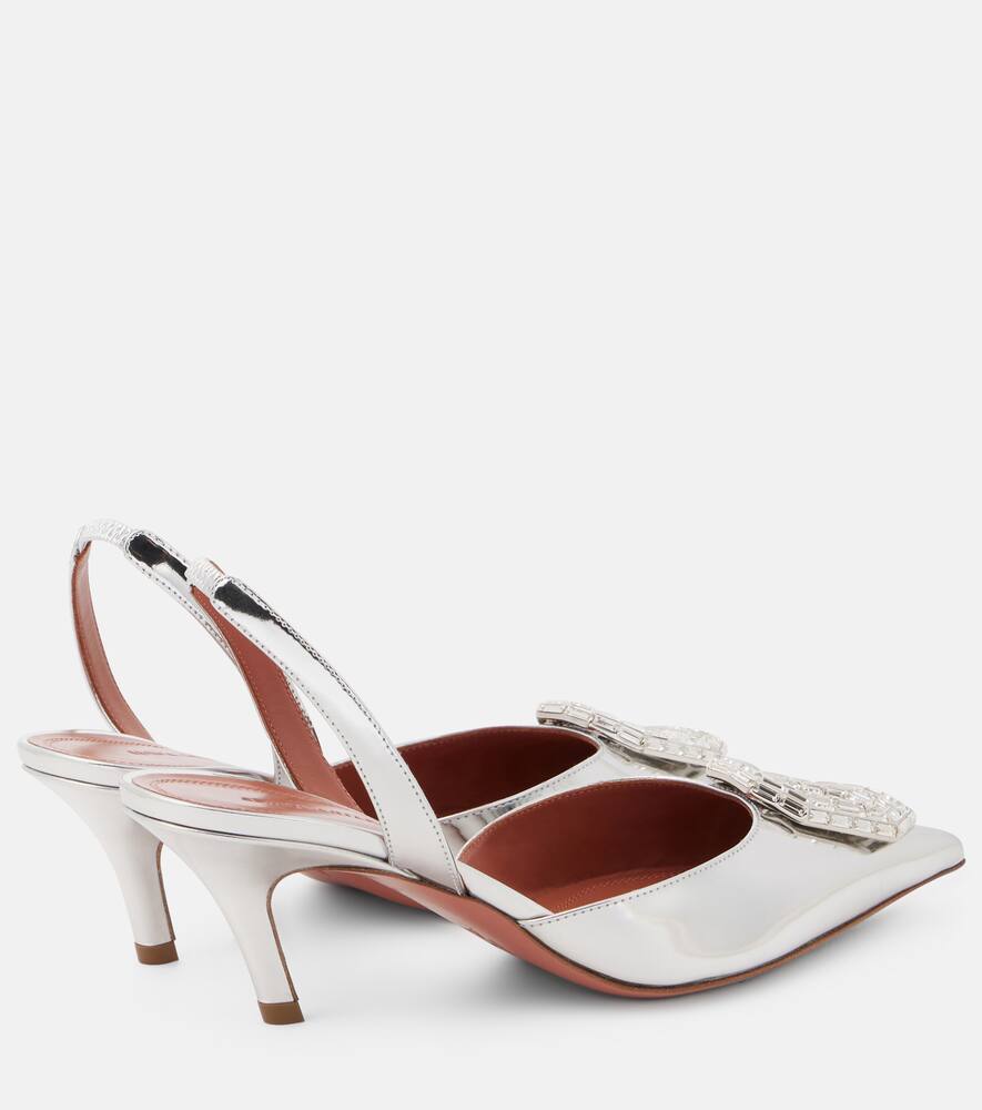 Amina Muaddi Camelia 60 slingback pumps