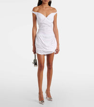 Amina Muaddi Camelia 90 embellished lace slingback sandals