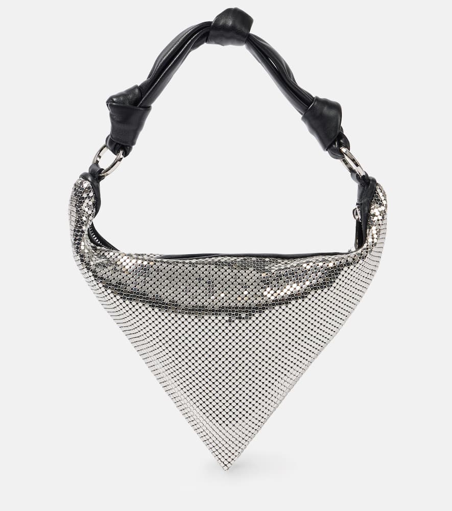 Amina Muaddi Cameron Mini leather shoulder bag