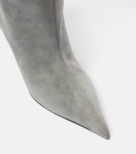 Amina Muaddi Fiona 60 suede boots