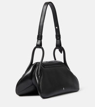 Amina Muaddi Gemini leather shoulder bag