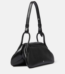 Amina Muaddi Gemini leather shoulder bag