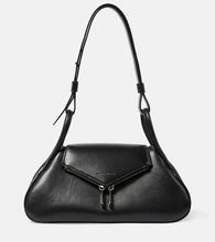 Amina Muaddi Gemini leather shoulder bag