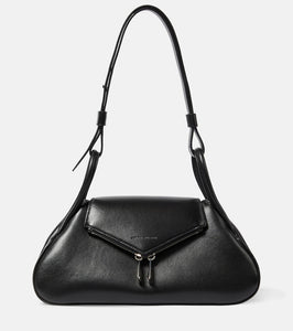 Amina Muaddi Gemini leather shoulder bag