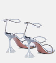 Amina Muaddi Gilda embellished PVC sandals