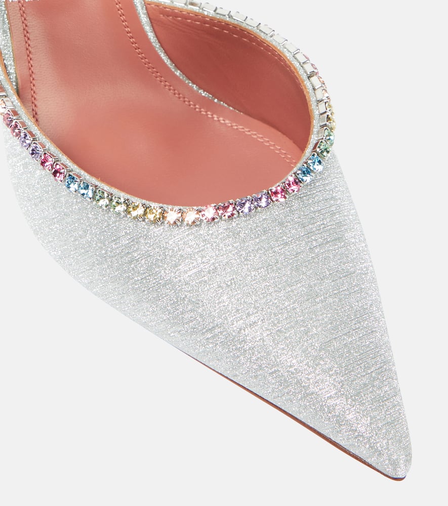 Amina Muaddi Gilda embellished mules