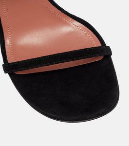 Amina Muaddi Giorgia embellished suede sandals