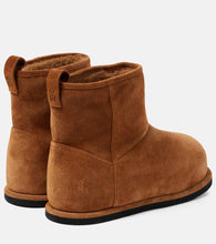 Amina Muaddi Heidi shearling-lined suede ankle boots