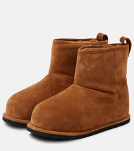 Amina Muaddi Heidi shearling-lined suede ankle boots