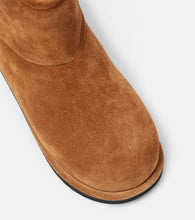 Amina Muaddi Heidi shearling-lined suede ankle boots