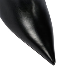 Amina Muaddi Jahleel leather over-the-knee boots